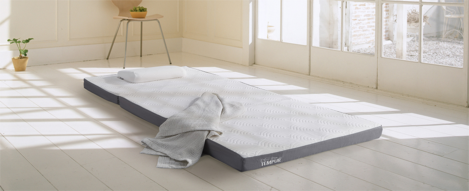 フトン(折りたたみマットレス)とシーツのお得なセット