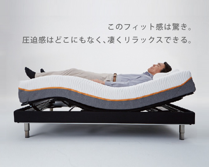 このフィット感は驚き。圧迫感はどこにもなく、凄くリラックスできる。